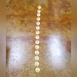 Gold Tone Hip Belt Hammered  Brass Mase in Spain 34 in Women's Cosplay E…